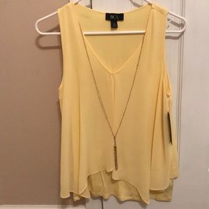 Yellow tank top